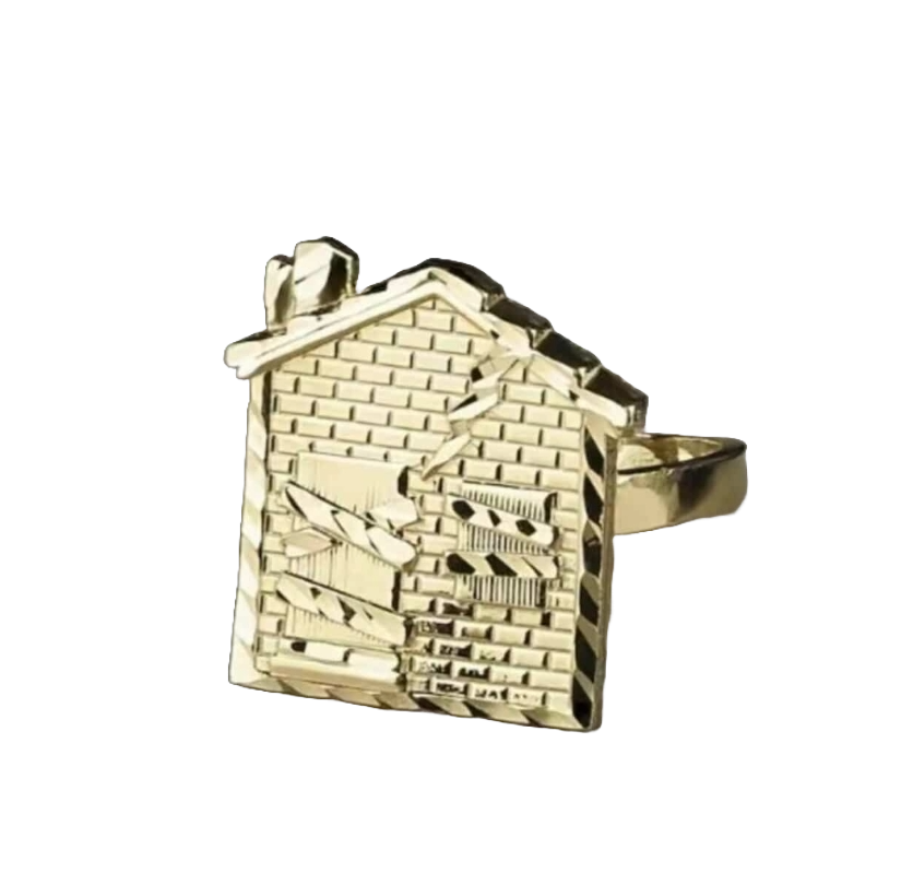 Trap House 10k Ring