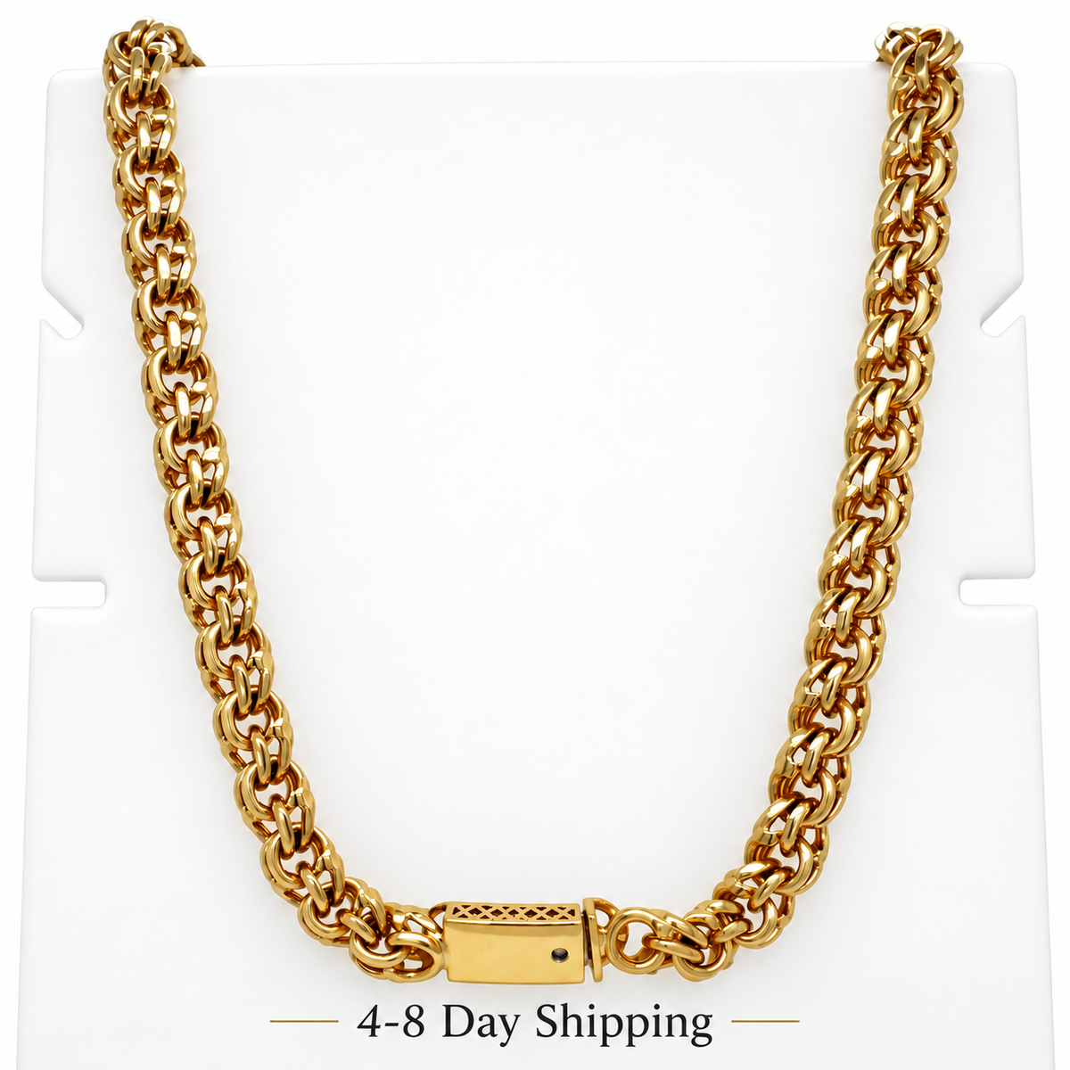 Gold Byzantine Chain Necklace