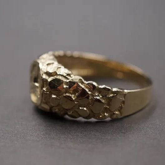 14k Gold Mercedes Ring