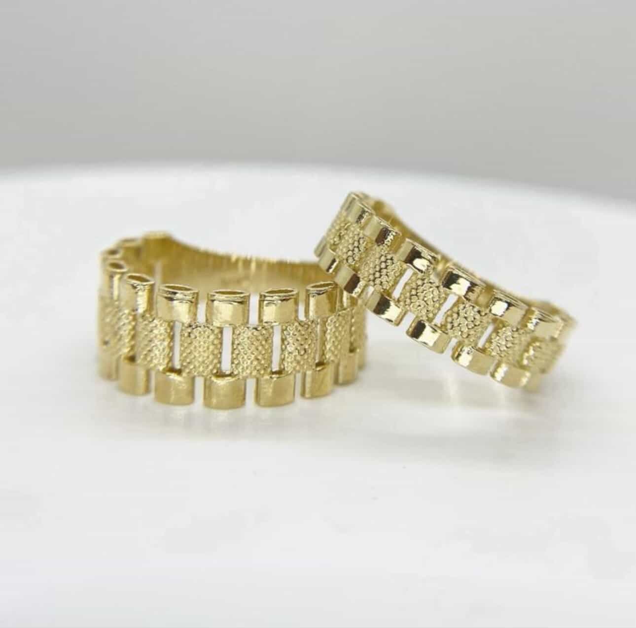 10k Rolex Nugget Ring