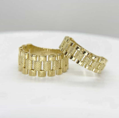 10k Rolex Nugget Ring