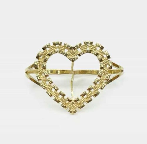 10K Hearts Nugget Ring
