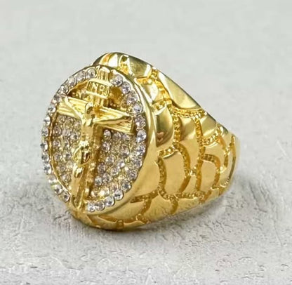 Jesus Nugget Ring