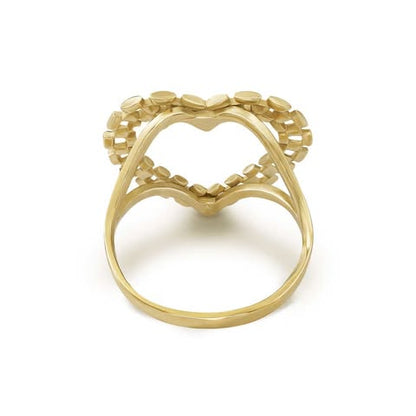 RX Heart Nugget Ring