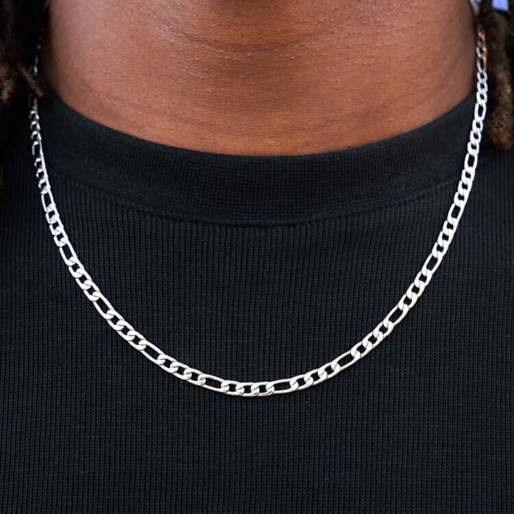 Figaro Chain in Sliver - 4mm