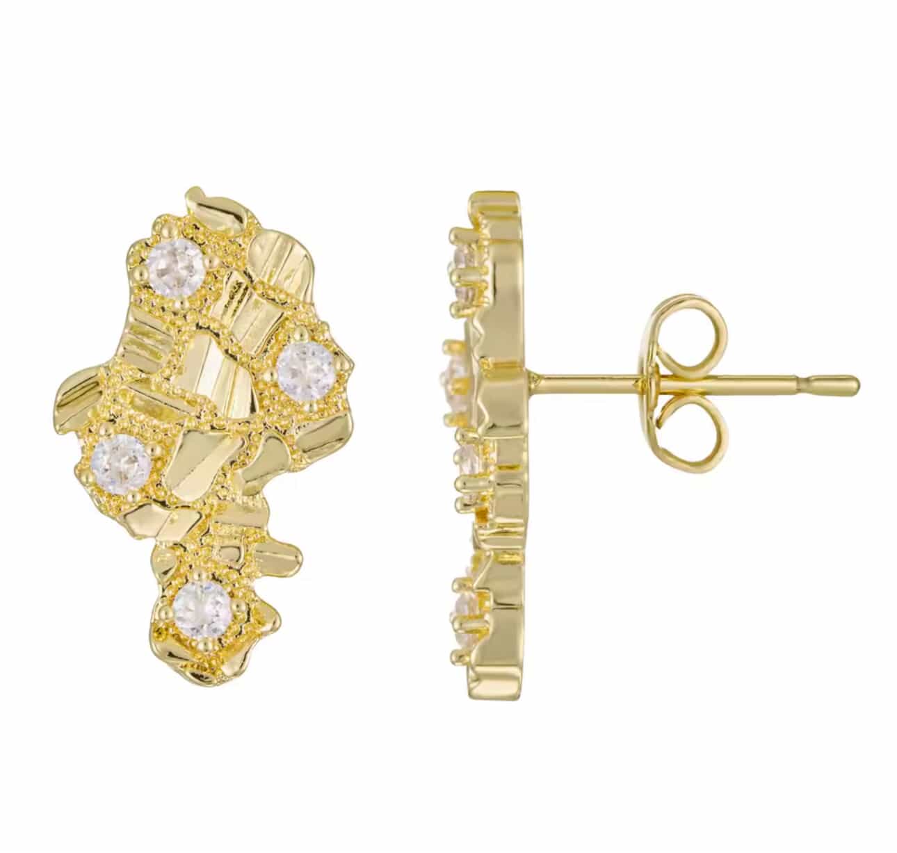 Stud Earrings 14K Gold