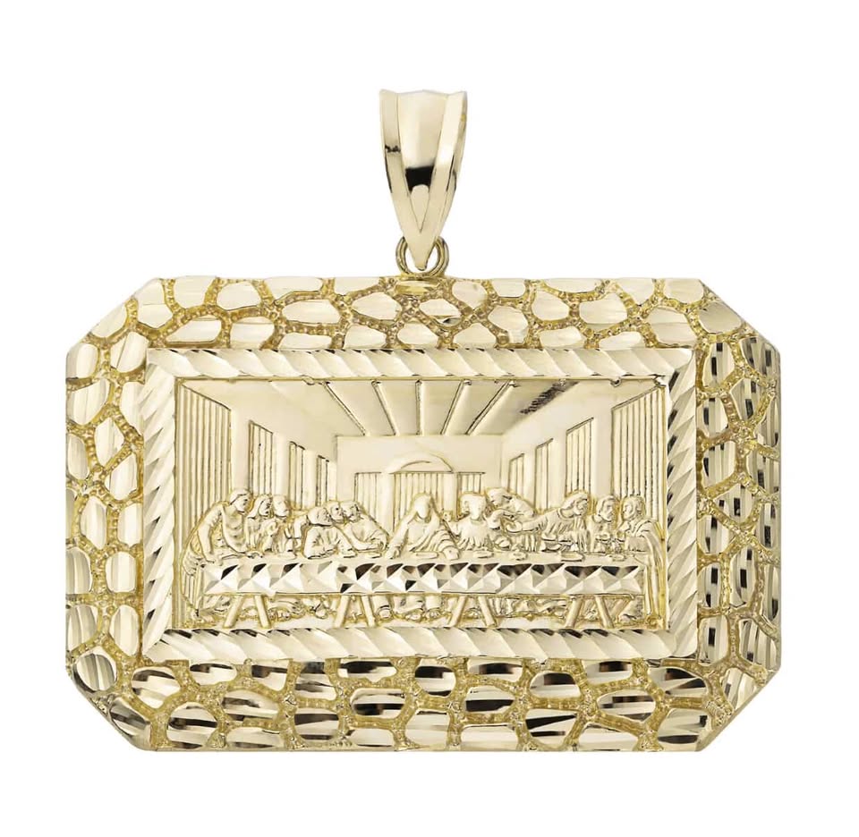 Nugget Frame Last Supper Pendant
