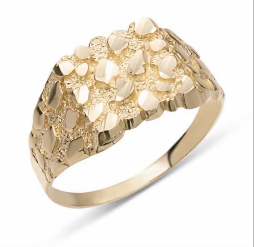 10k Nugget Ring