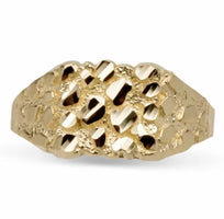10k Nugget Ring