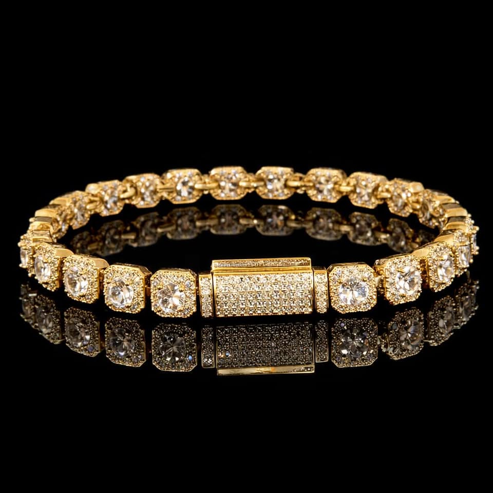 Iced Tennis Bracelet