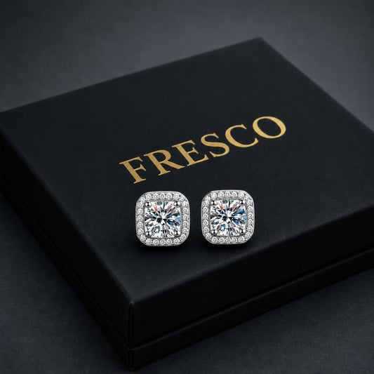 Diamond Earrings Mossonite