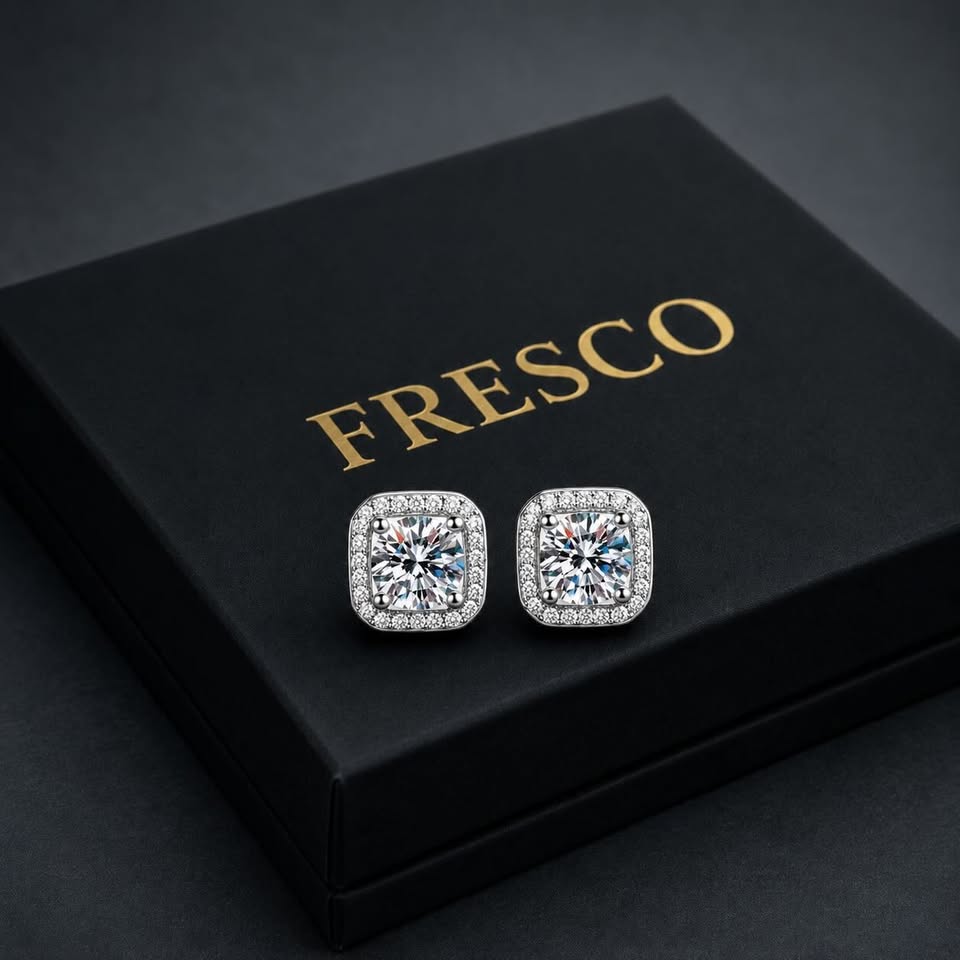 Diamond Earrings Mossonite