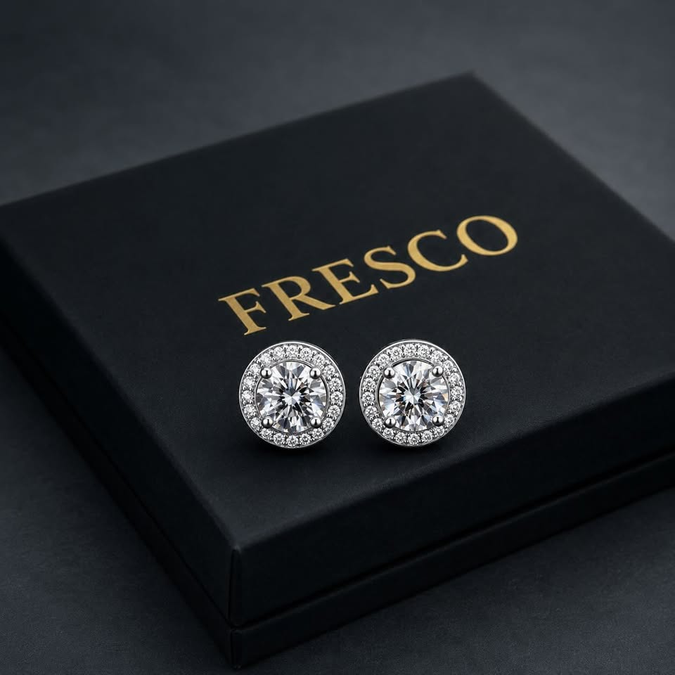 Diamond Earrings Mossonite