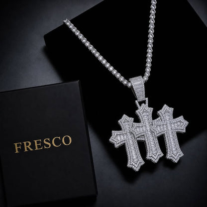Triple Cross Pendant