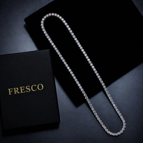 5mm Tennis Chain (Gold/White Gold)