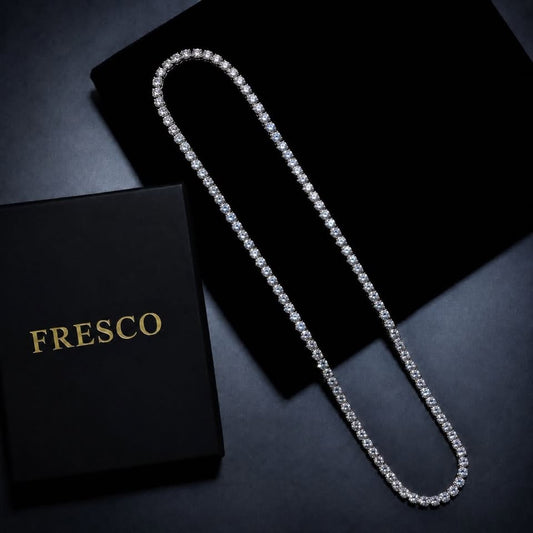 5mm Tennis Chain (Gold/White Gold)