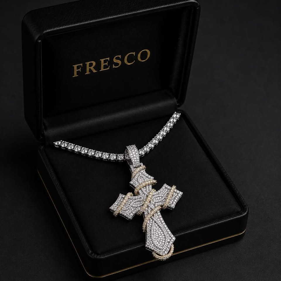 Cross Custom Diamond Pendant