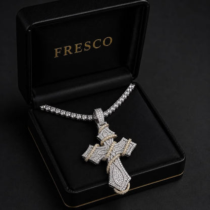 Cross Custom Diamond Pendant