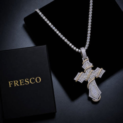 Cross Custom Diamond Pendant