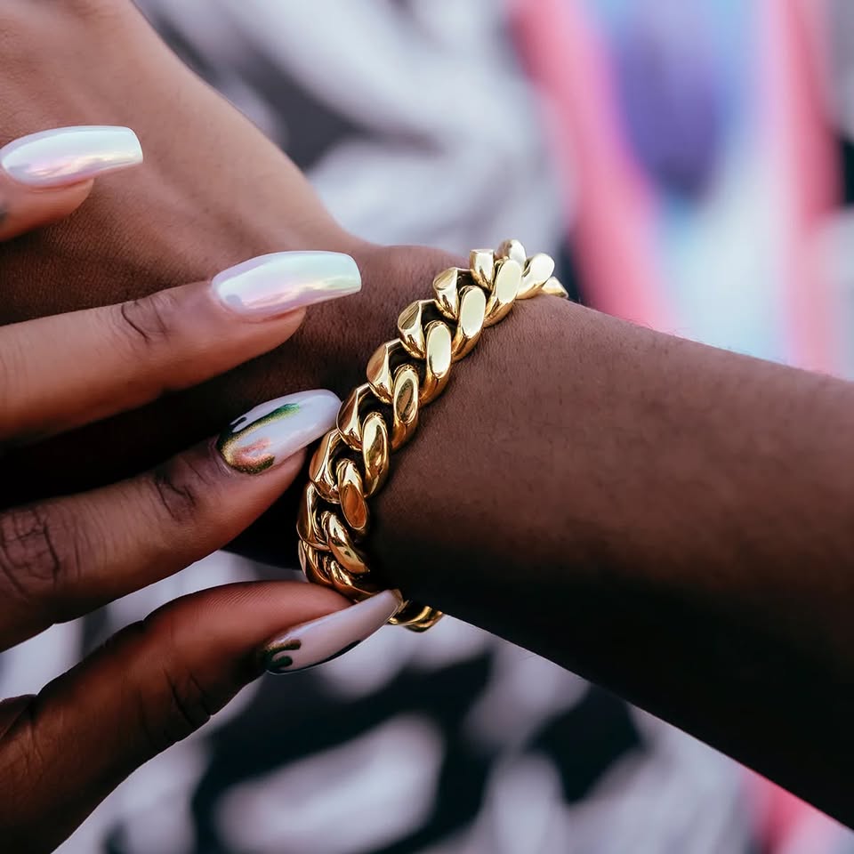 Cuban Gold Bracelet 12 mm