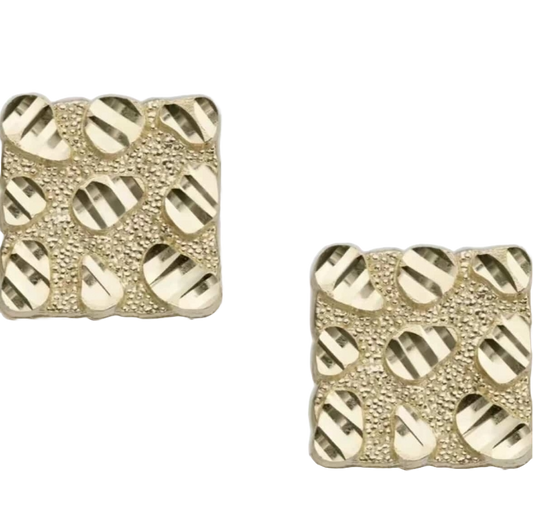 Square Nugget earrings