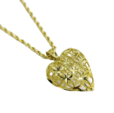 Heart 14k Necklace