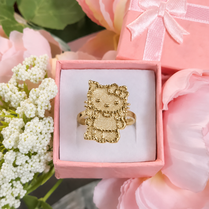 Hello Kitty Gold Ring
