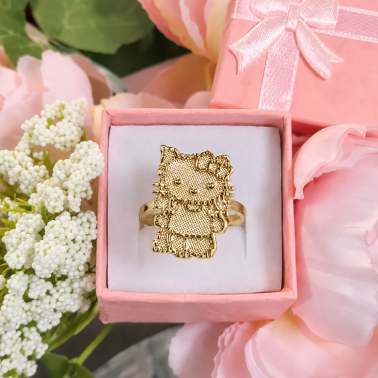 Hello Kitty Gold Ring