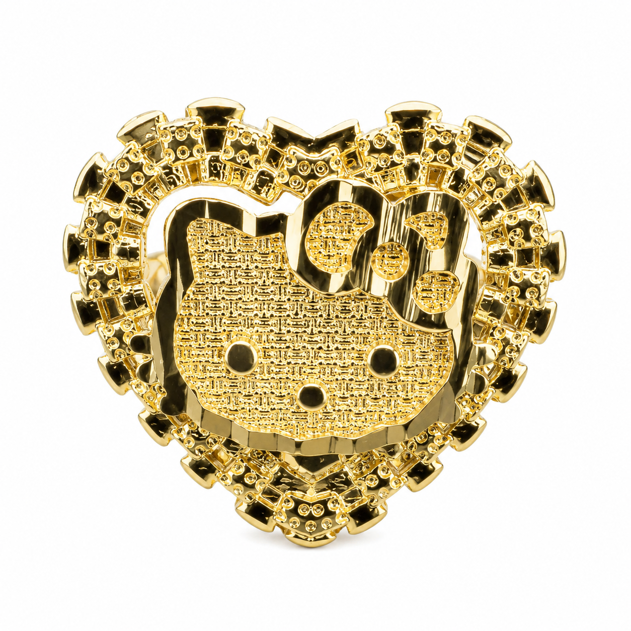 Hello Kitty Ring 14k Rlx