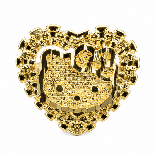 Hello Kitty Ring 14k Rlx