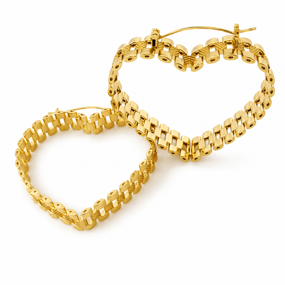 Heart Earring 14k 24mm