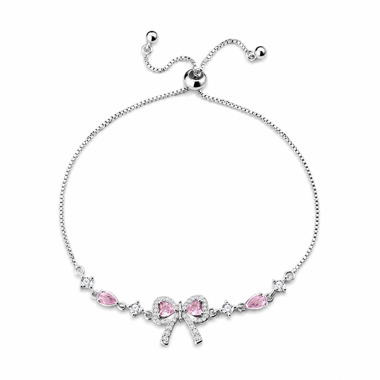 Diamond Bracelet 925 Sliver