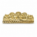 Double Finger Last Supper Ring 18k