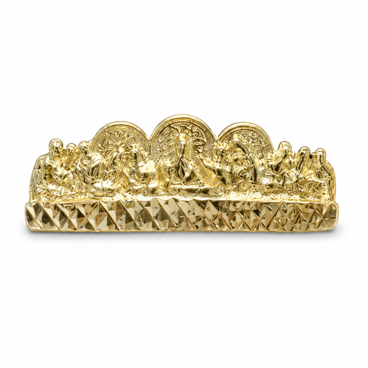 Double Finger Last Supper Ring 18k