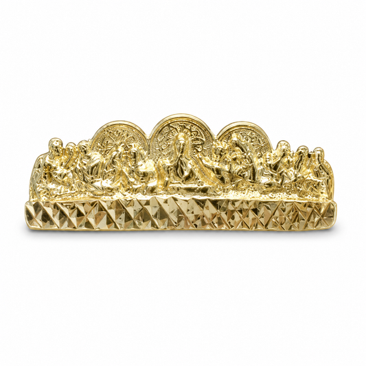 Double Finger Last Supper Ring 18k