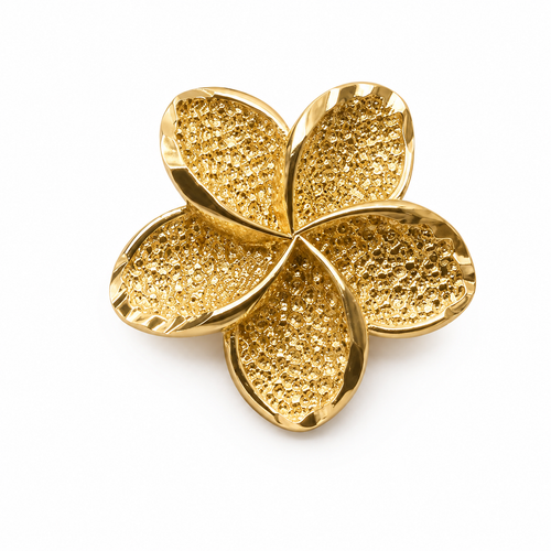 Flower Open 18k Gold RIng