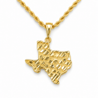 Texas Gold Pendant + Chain