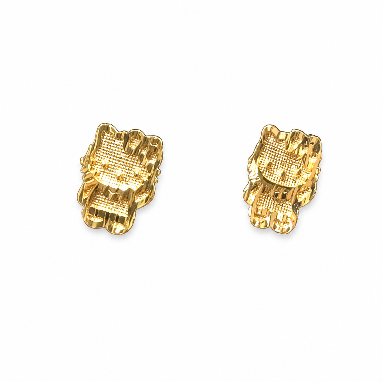 Hello Kitty Gold 18k Earrings