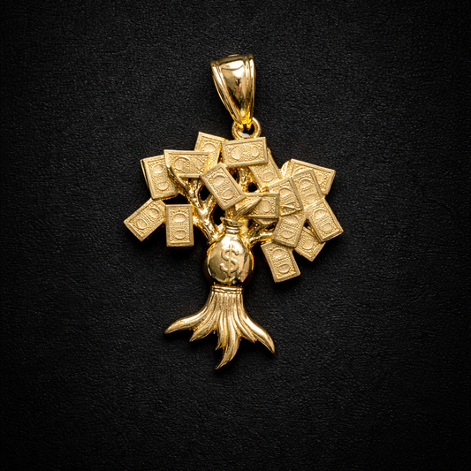 Money Bag Pendant 10k