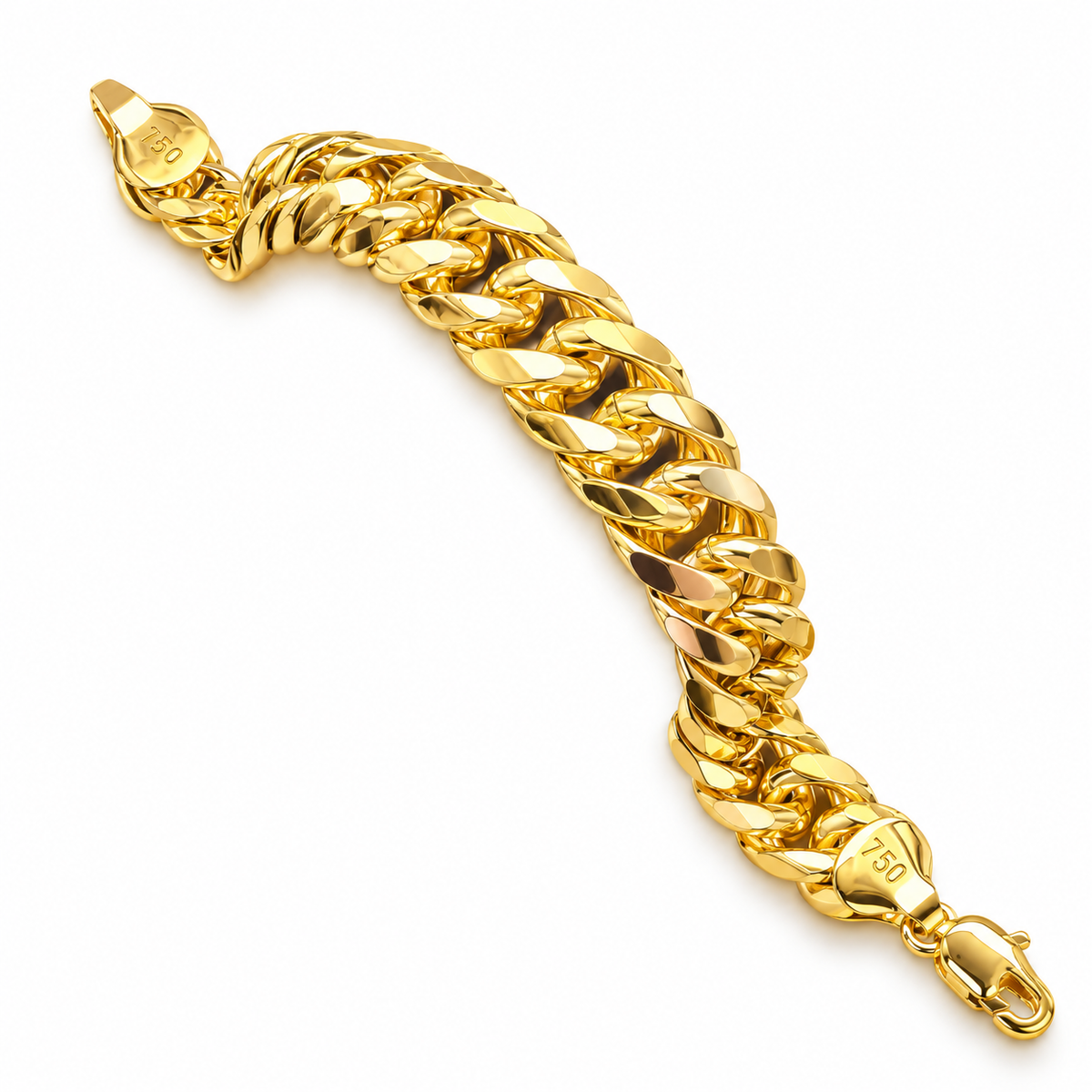 Curb 14k Gold Bracelet