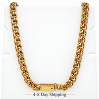 Gold Byzantine Chain Necklace