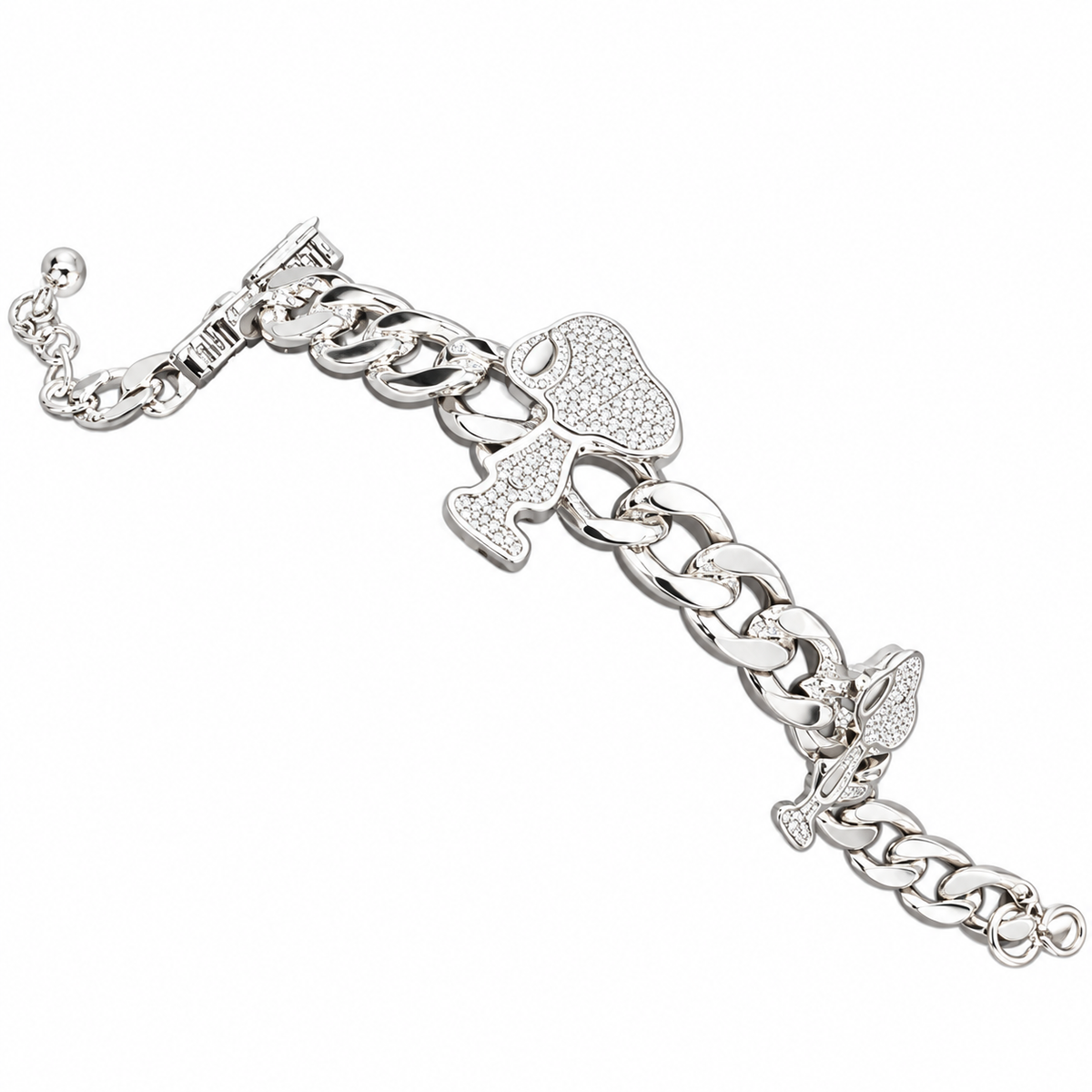 Silver Snoopy Bracelet