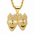 10K Gold Mask Pendant