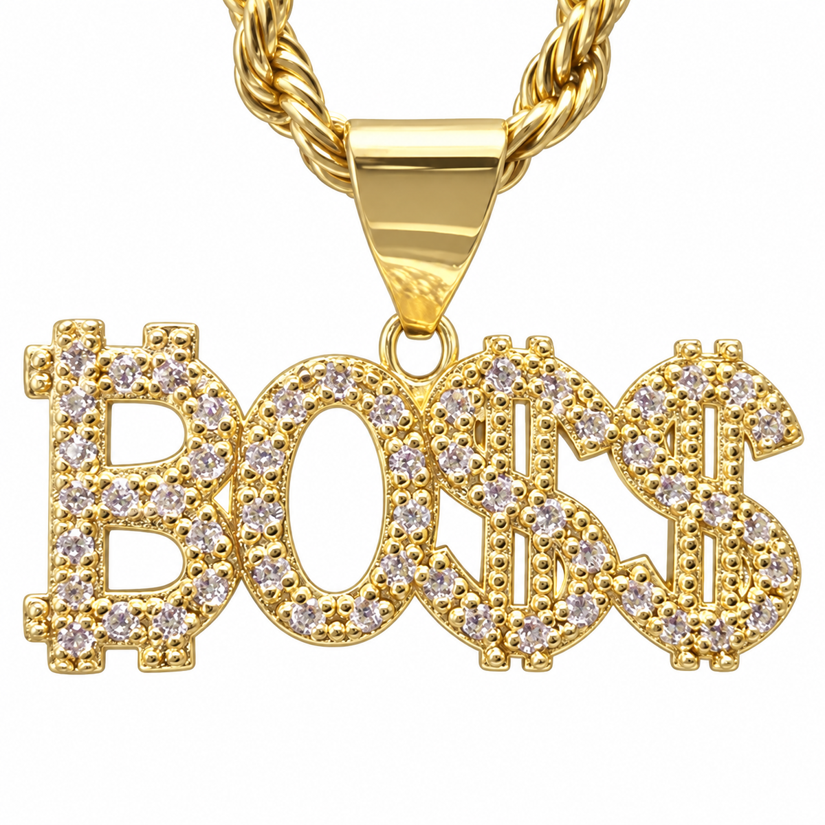 10K Gold BOSS Pendent