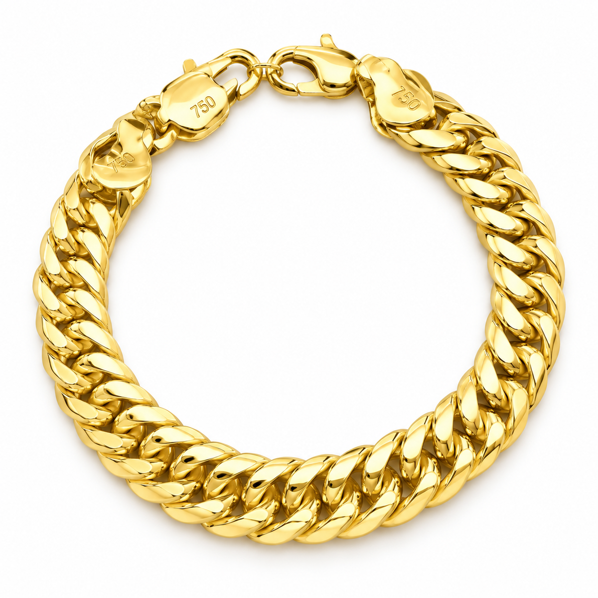 Curb 14k Gold Bracelet