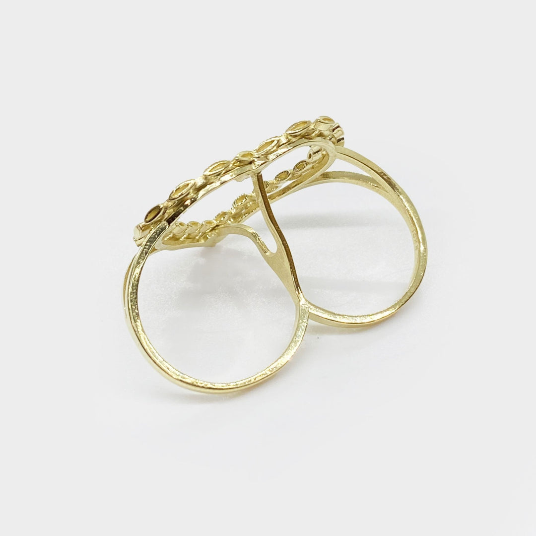 10K Hearts Nugget Ring