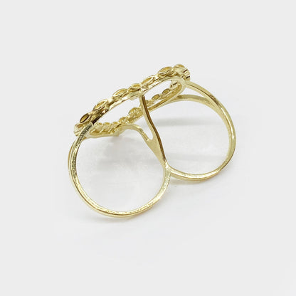 10K Hearts Nugget Ring