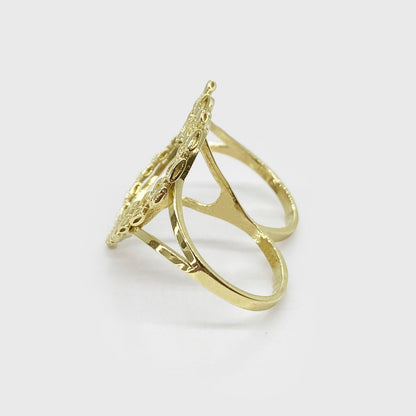 10K Hearts Nugget Ring