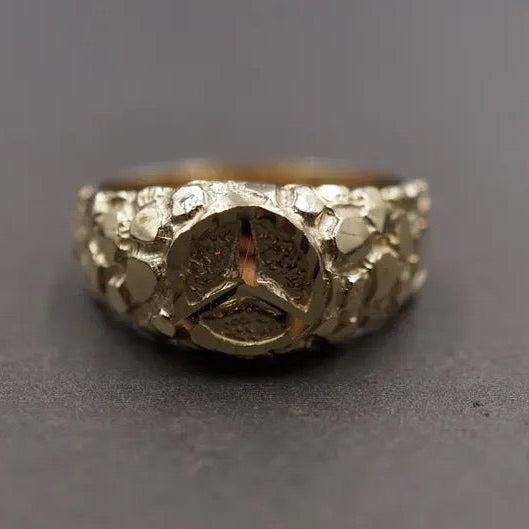 14k Gold Mercedes Ring