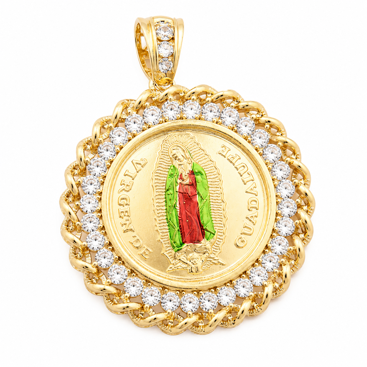 Diamond Mary Virgin 10 gold